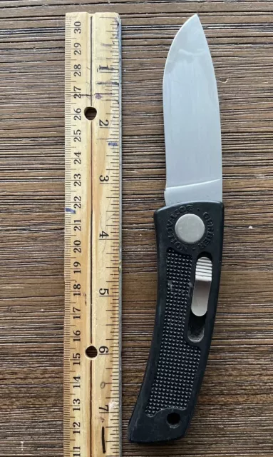 Gerber Bolt Action Knife-Pocket Knife-Pat No 4451982-Made In USA- GC-See Desc.