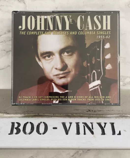 Johnny Cash-The Complete Sun Releases And Columbia Singles 1955-62   3 CD (2015)