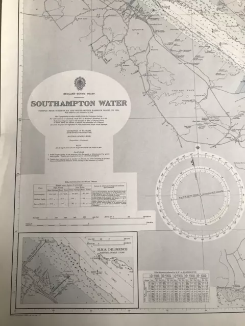 1960/70s ADMIRALTY CHARTS x 9 mainly south of England