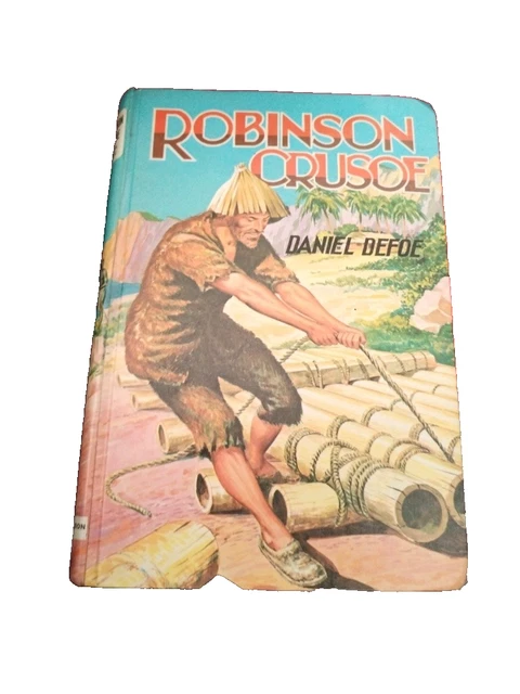 ROBINSON CRUSOE BY Daniel Defoe - 60's Vintage Hardback - Dean's ...
