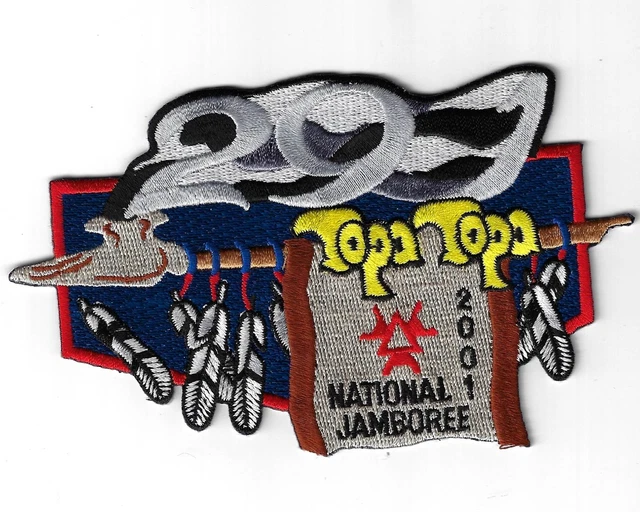 OA 291 Topa-Topa 2001 National Jamboree Flap RED Bdr. Ventura County Council [MK