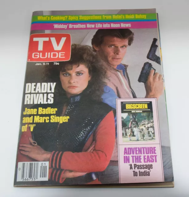 TV GUIDE JAN 1985 JANE BADLER MARC SINGER V Hamilton Ed Canadian M1 $10 ...