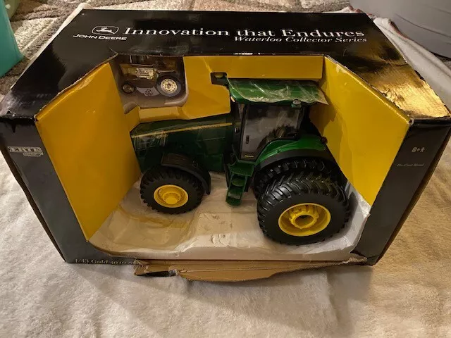 John Deere Waterloo Collection Series 1/16 8530 & 1/43 Gold 4010 Series Tractors