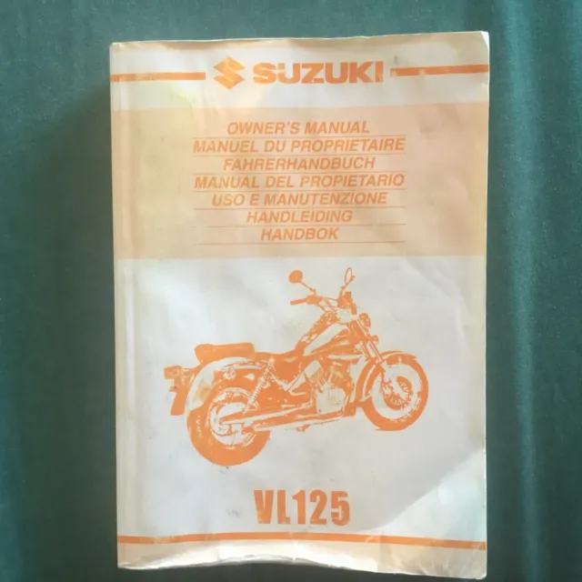 Uso e manutenzione Suzuki VL 125 Manuel owner’s, fahrerhandbuch