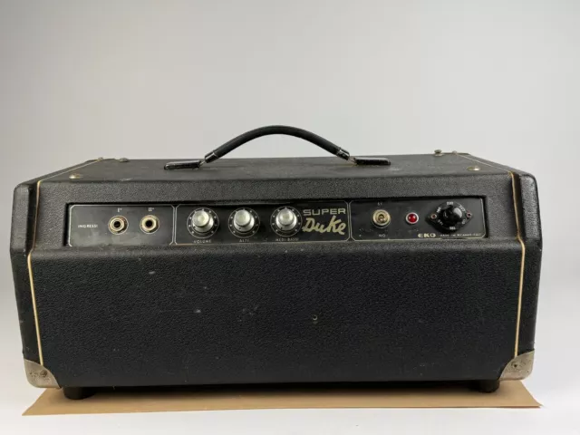 Vintage Eko Super Duke 1960's Röhrenverstärker Tube Amplifier very rare