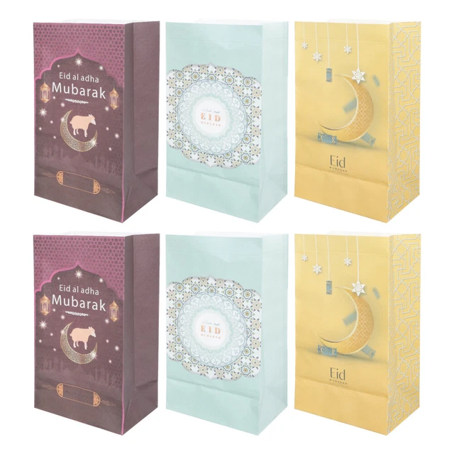 Süßigkeiten Geschenk Geschenkpapier: 6 Stücke Eid Mubarak Papier Süßigkeiten Kek