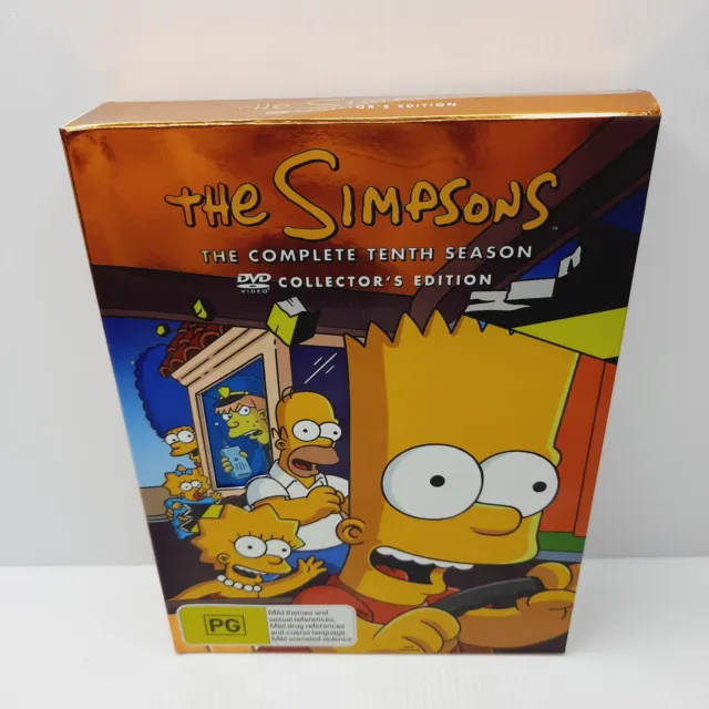 The Simpsons The Complete Tenth Season Collector's Edition DVD Boxset Region 4