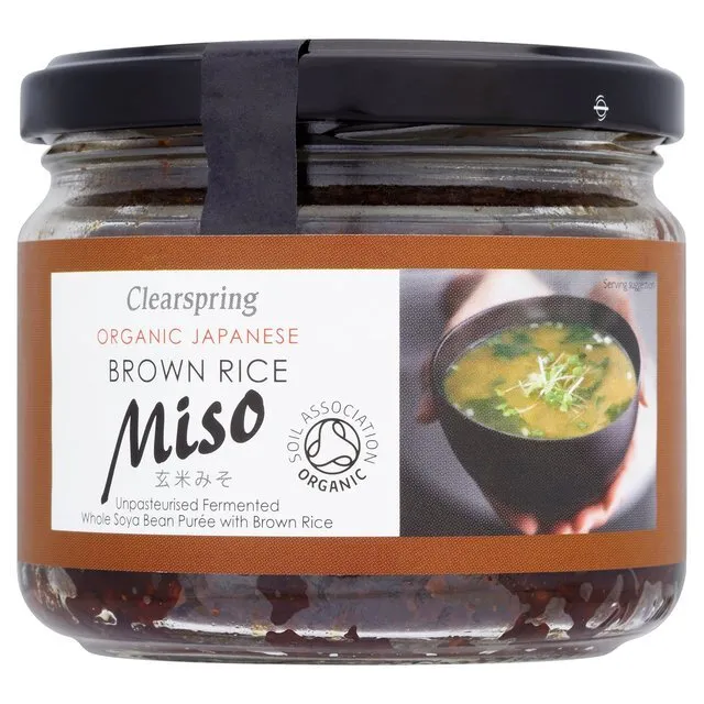 Barattolo di miso riso marrone biologico Clearspring deliziosamente nutriente - 300Gx3