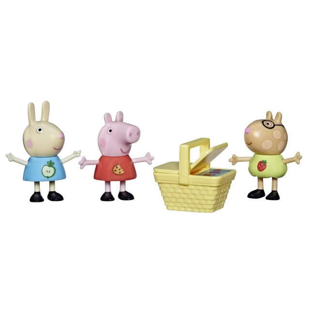 Peppa Pig Picknick-Spaß Spielset – 3 Figuren & Korb Für Kinder Ab 3 Jahren