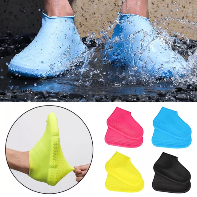 Anti-slip Silicone Rain Shoe Covers Reusable Waterproof Shoes Cover Protectors