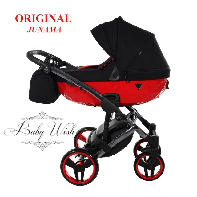 JUNAMA DIAMOND S LINE V2 PRAM  2in1 3in1 ISOFIX CARRYCOT + PUSHCHAIR +CAR SEAT