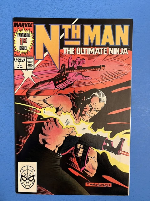 Nth Man #1 1989 Copper Age Marvel Comic The Ultimate Ninja NM