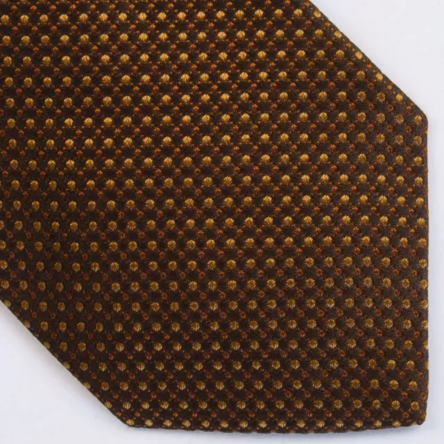 BOSS Hugo Boss Brown Copper Textured Woven Mens Neck Tie 56x3.5 Modern Elite