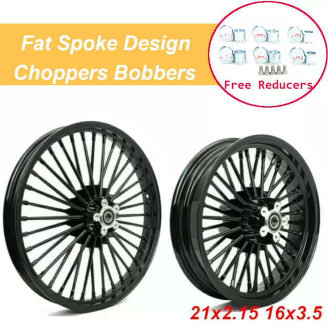21x2.15 16x3.5 Fat Spoke Wheel Rim for Harley Softail Heritage Custom Deuce Slim