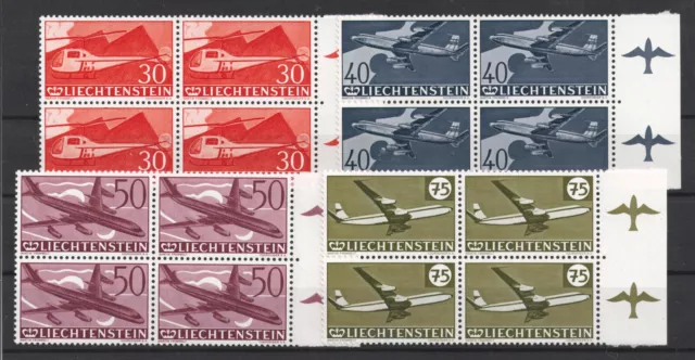 Liechtenstein 1960 - Mi.-Nr. 391-394 - postfrisch - Viererblock