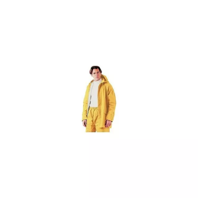 Impermeabile impermeabili in pvc pesante maurer completo giallo xl