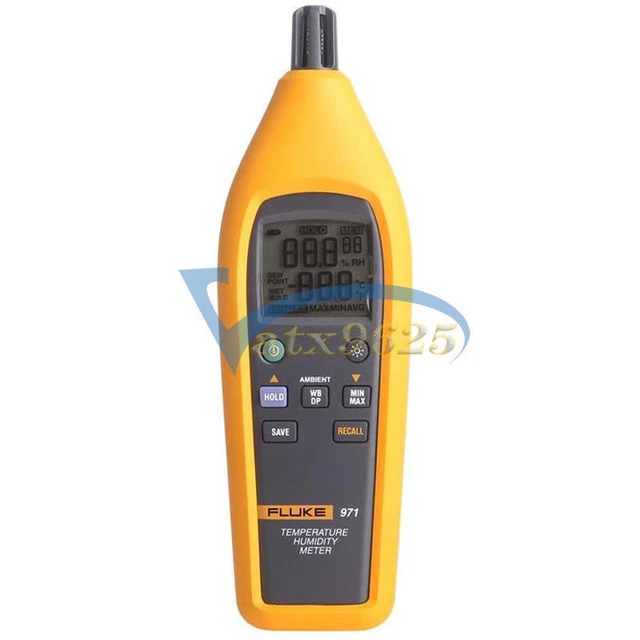 ONE Fluke 971 Temperature Humidity Meter Tester Psychrometer
