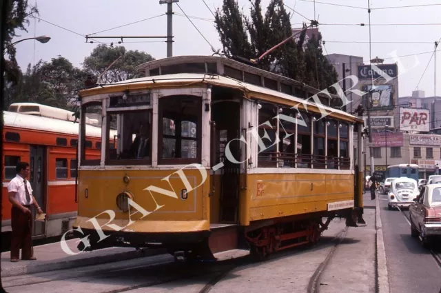 Original 1978 Mexico City Trolley Streetcar Kodachrome Slide #0 Mexico #4