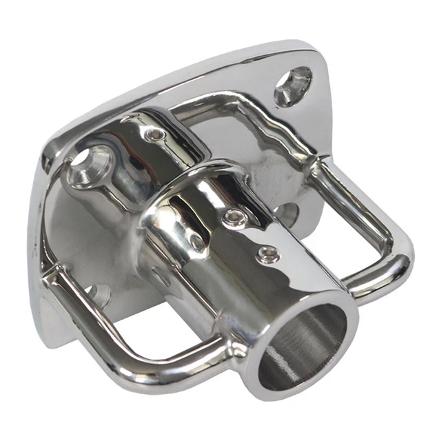 BOAT FLAG POLE Socket Flag Pole Bracket Stand Flag Pole Mount Base for