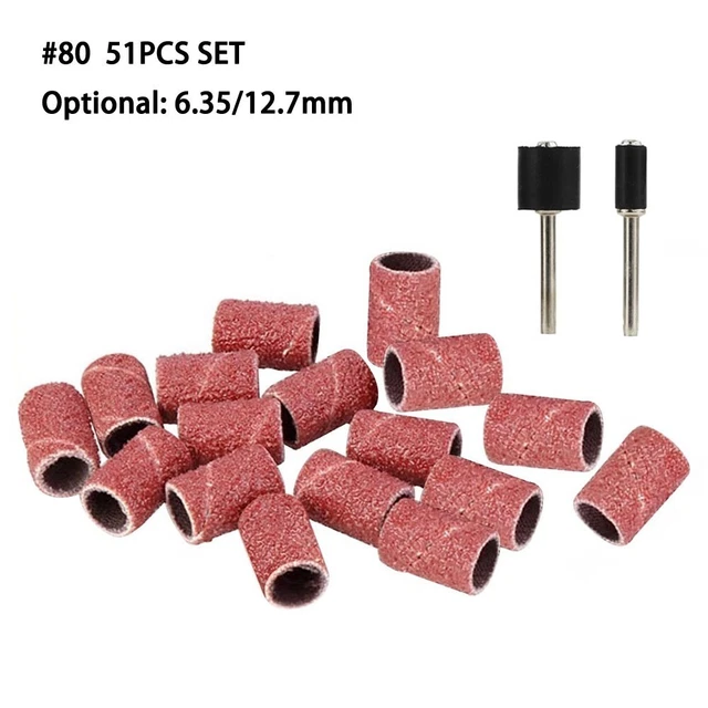 Adecuado para cintas de lijado de metal herramientas giratorias husillo eje 3.175mm