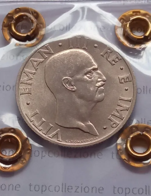 50 centesimi 1936 q FDC Regno d'Italia Vitt. Emanuele III Rara Italy Kingdom UNC 2