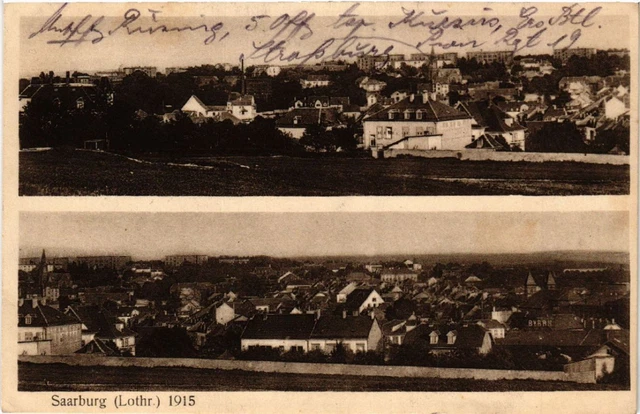CPA AK SARREBOURG - SAARBURG i. L. - Vue - Scenes (387614)