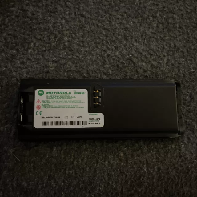 2x MOTOROLA NNTN4435B IMPRES BATTERY FOR MTP300 XTS3000 XTS3500 XTS4250 XTS5000