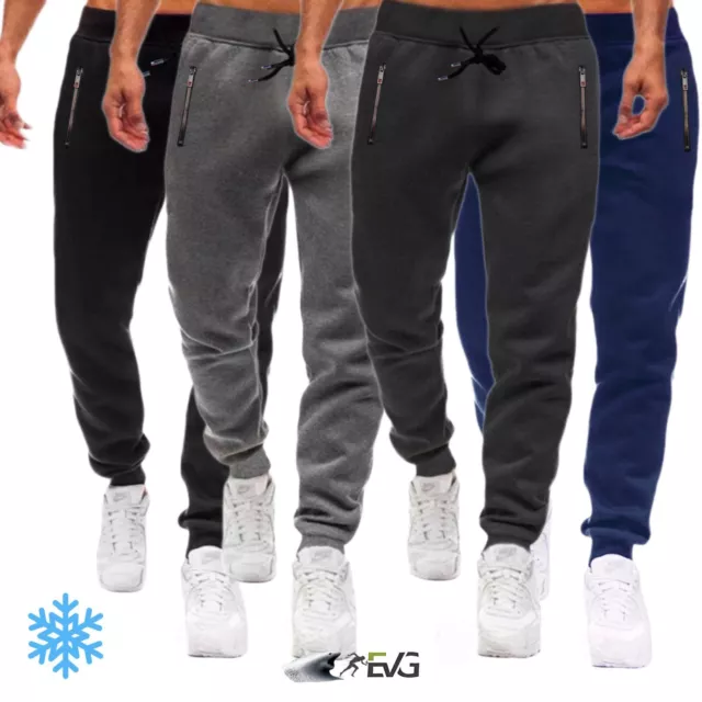 Pantalone Tuta Imbottito Uomo Invernale Caldo Tasca Diamond Sport Casa Lavoro