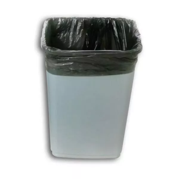 Fodera contenitore quadrato nero su rotolo 500 x sacchetti 15 x 24 x 24"" (381 x 610 x 610 mm)