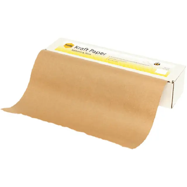 NEW Marbig Kraft Paper Roll Dispenser With Roll 500mm x 70m Gift Wrapping