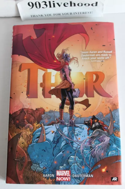 Marvel Thor  Vol 1 By Jason Aaron Deluxe Oversize Hc Hardcover Oop Vf+++/Nm-