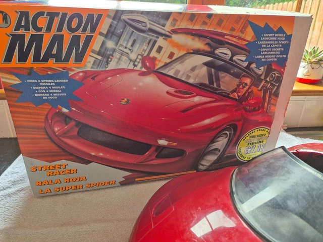 ACTION MAN CAR Street Racer Playset And Figure With Box Rare 1995 £26. ...