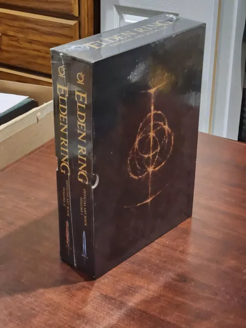 Elden Ring Official Art Book Volumes 1 & 2 Hardcover + Limited Edition  Slipcase