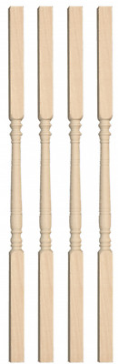 Houseworks Pezzi per Casa Delle Bambole Fai da Te 1:24 Scala Legno & Atterraggio Mano Guida 