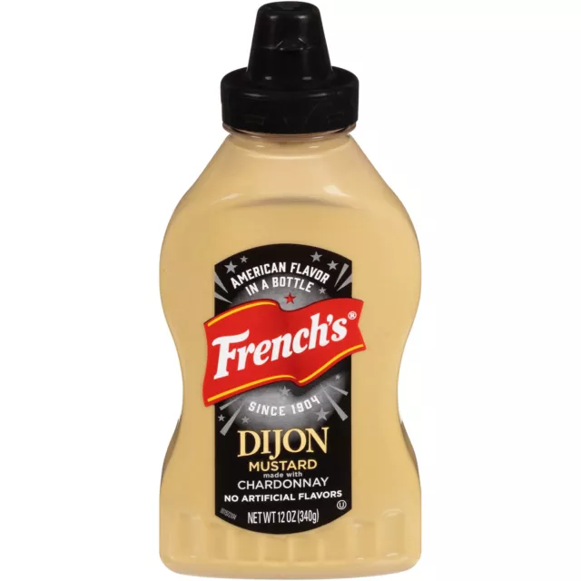 French's Digione Senape 355ml Diffondere Snack Internazionale Barca Exp 12/2023