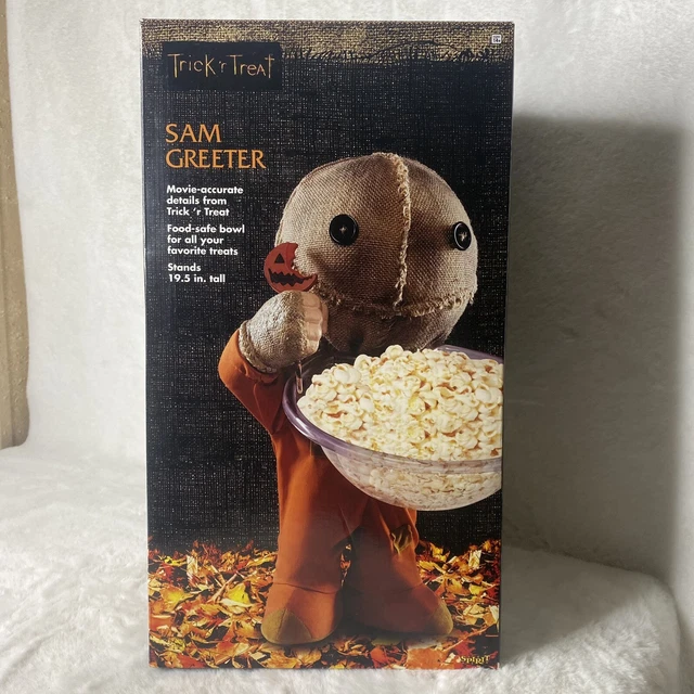 TRICK 'R TREAT Sam Greeter Spirit Halloween Horror Decor Figure w