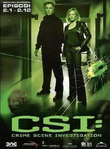 Dvd C.S.I. - SCENA DEL CRIMINE - STAGIONE 02 #01 (EPS 01-12) (3 Dvd) ......NUOVO
