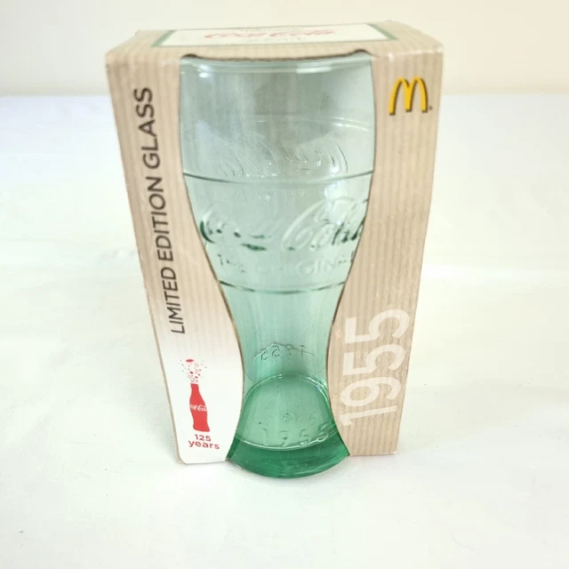 McDonalds Limited Edition Glass Coca-Cola 1886-2011 125 years 1955 Design Boxed
