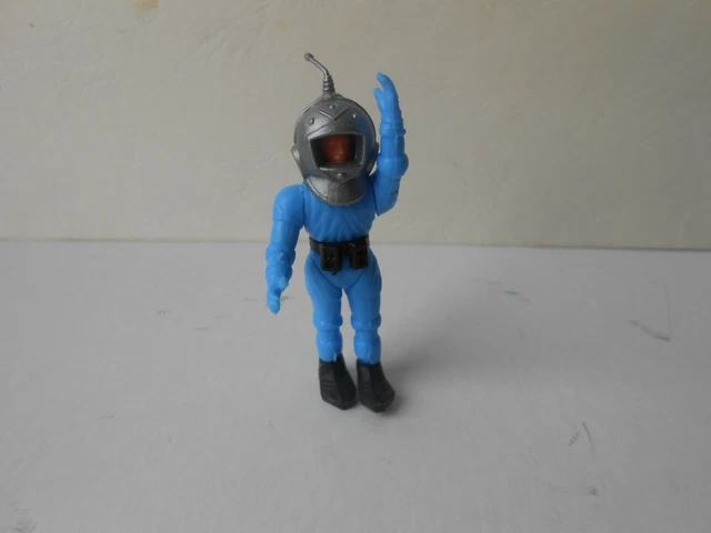 Figurine KINDER ancien MONTABLE - Astronaute Astronauten Bleu - 1986