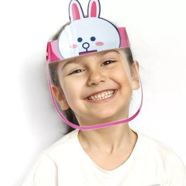 Children Kids Face Shield Full Face Visor Protection Mask Clear Plastic Screen 3