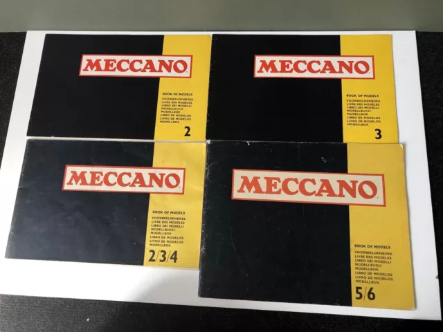 Meccano 2, 2/3/4, 3 & 5/6 Books