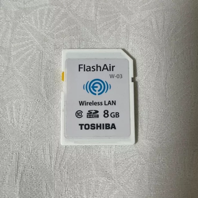 Toshiba Flashair 8GB Wireless LAN Wi-Fi SD Card SDHC Class 10 W-03