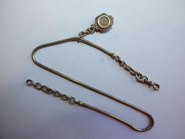 ANCIENNE CHAINETTE CHAINE Chatelaine pour Montre à Gousset n°17 EUR 20
