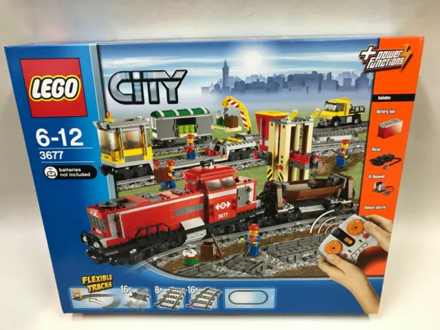 LEGO CITY TRAIN 3677 nuovo sigillato treno merci rosso interrotto EUR  349,69 - PicClick IT