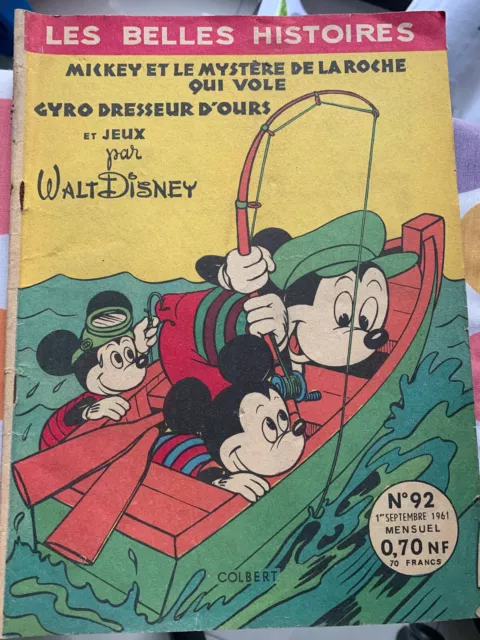 Les belles histoires WALT DISNEY numéro 92 1961 Hachette