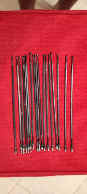 Mavic Ksyrium SL SSC Zicral Black Spokes(17 spokes pack) 281.5mm Front Wheel Mavic Ksyrium SL SSC Zicral Black Spokes(17 spokes pack) 281.5mm Front Wheel