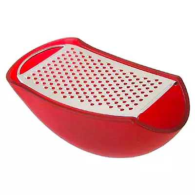 ALESSI Cheese Grater Parmenide red cellar, Italian design icon 3