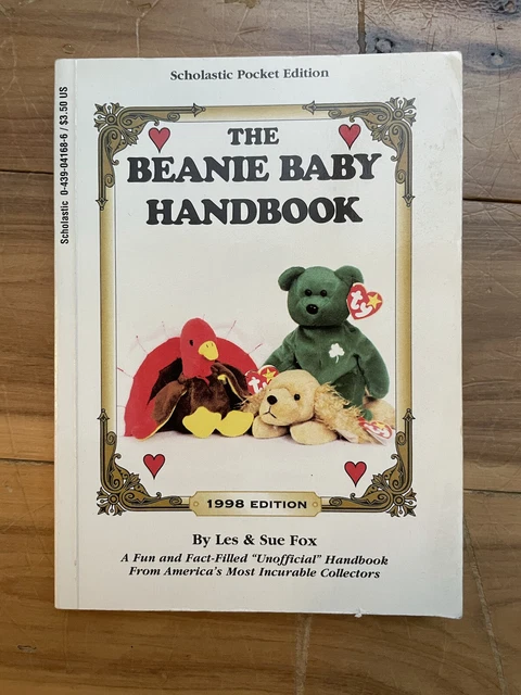 The Beanie Baby Handbook 1998 Scholastic Pocket Edition by Les & Sue Fox Vintage