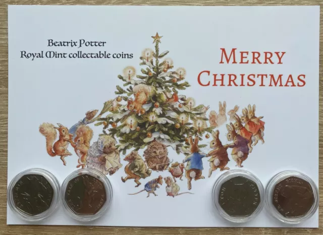 Beatrix Potter Xmas coin gift collection