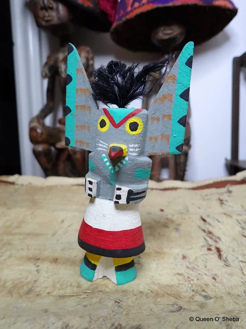 Katsina Doll Native American Apache Owl Vintage